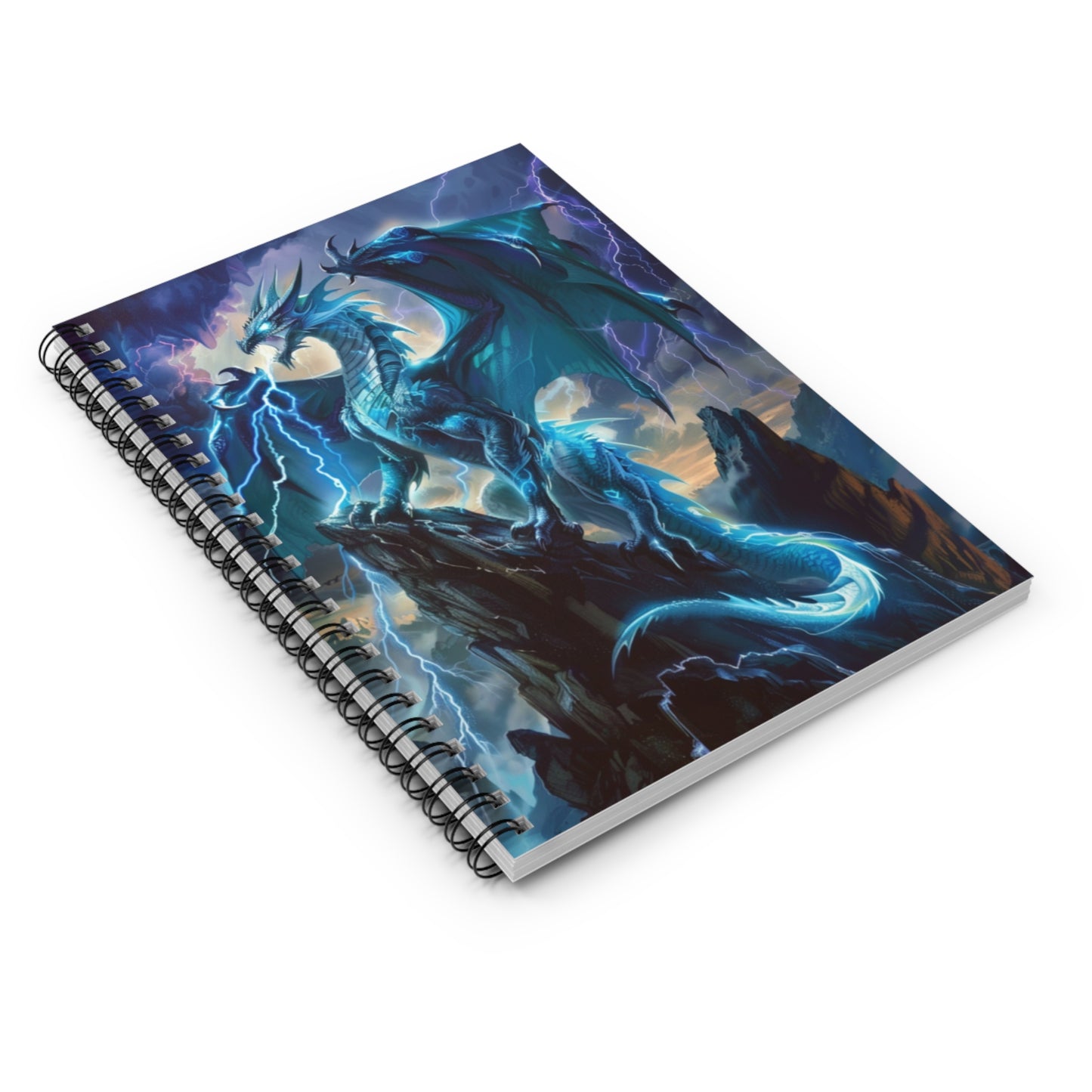 Thunder Dragon’s Throne Spiral Notebook MysMuse - Premium Spiral Notebook from MysMuse - Just $14.99! Shop now at Mysterious Muse