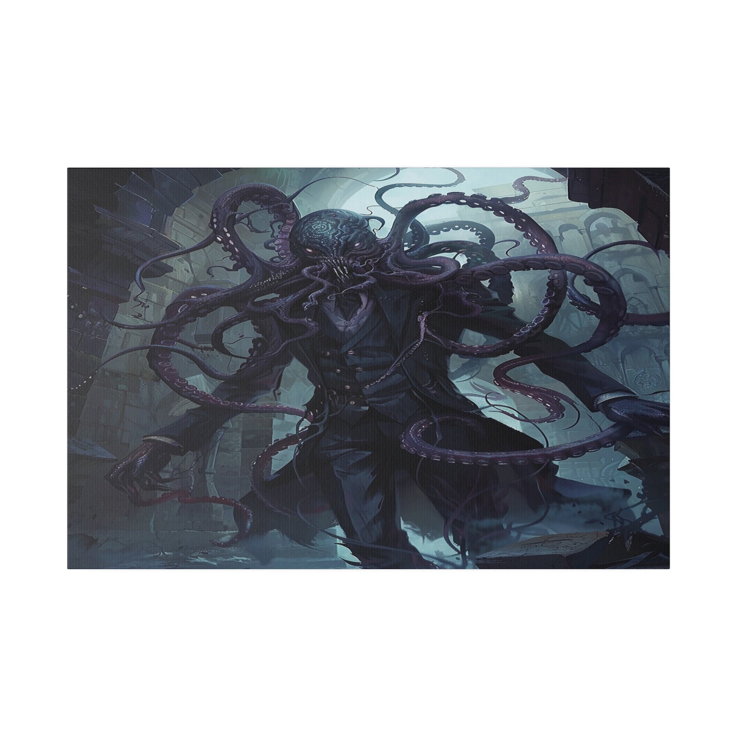 Mindflayer Tyrant Matte Canvas Prints MysMuse - Premium Matte Canvas Prints from MysMuse - Just $41.99! Shop now at Mysterious Muse