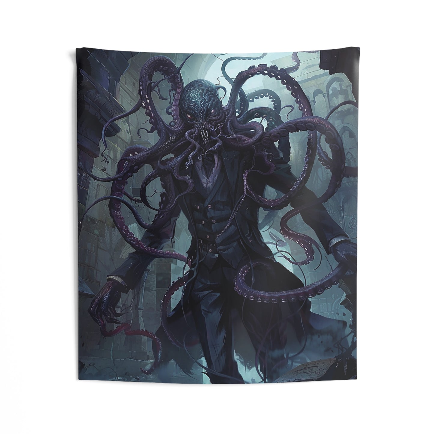 Mindflayer Tyrant Decorative Wall Tapestry MysMuse - Premium Decorative Wall Tapestry from MysMuse - Just $26.99! Shop now at Mysterious Muse