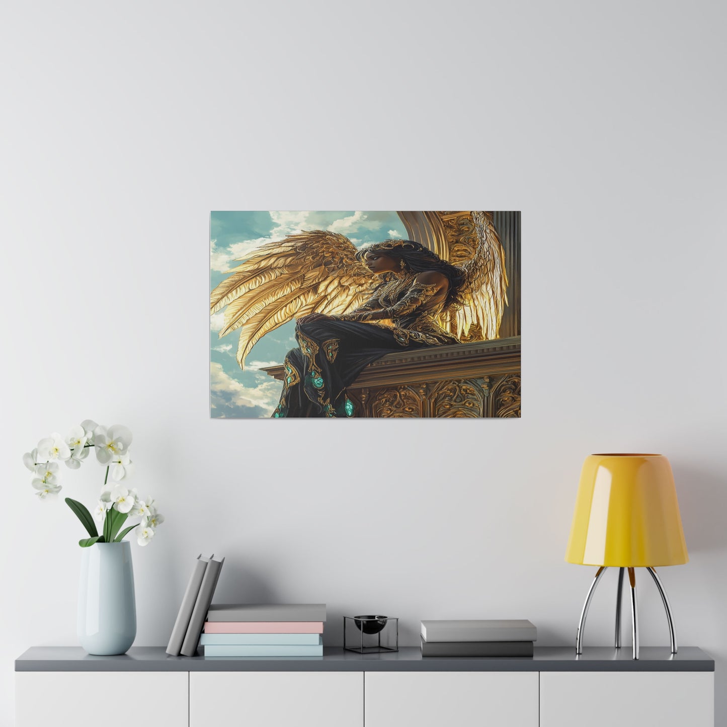 Aurethiel Sunwing Matte Canvas Prints MysMuse - Premium Matte Canvas Prints from MysMuse - Just $41.99! Shop now at Mysterious Muse