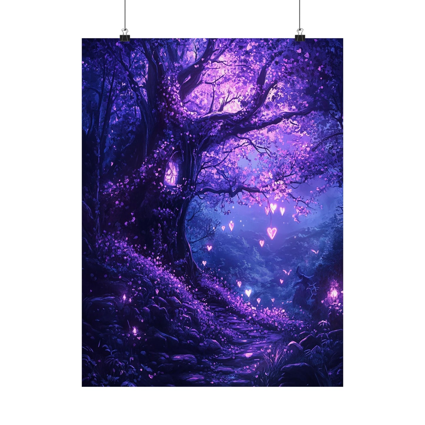 Luminary Hearts Path Matte Vertical Posters MysMuse. - Premium Matte Vertical Posters from MysMuse - Just $16.95! Shop now at Mysterious Muse