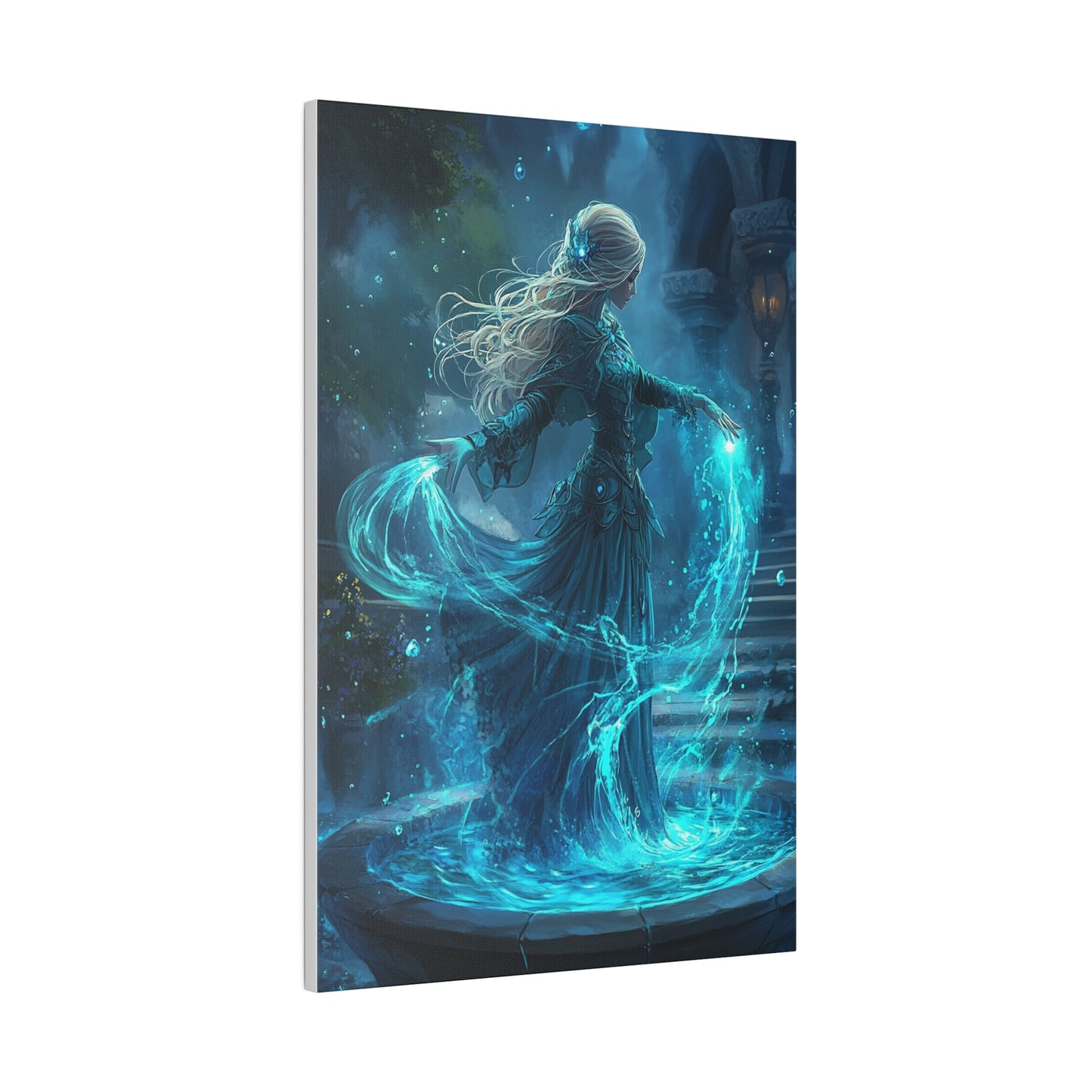 Tidecaller Enchantress Matte Canvas Prints MysMuse - Premium Matte Canvas Prints from MysMuse - Just $41.99! Shop now at Mysterious Muse