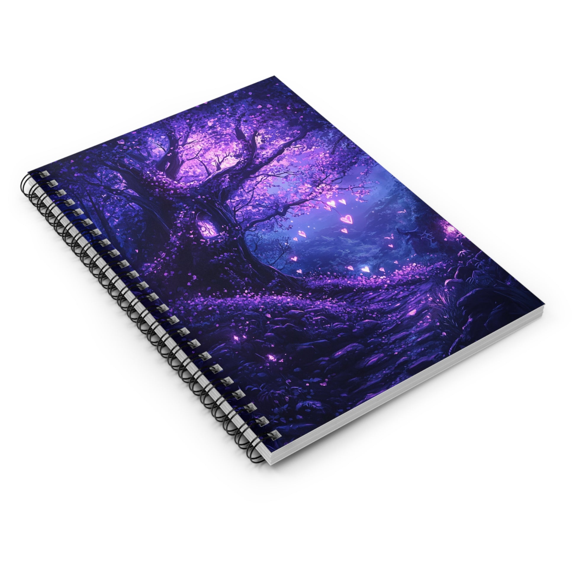 Luminary Hearts Path Spiral Notebook MysMuse - Premium Spiral Notebook from MysMuse - Just $14.99! Shop now at Mysterious Muse