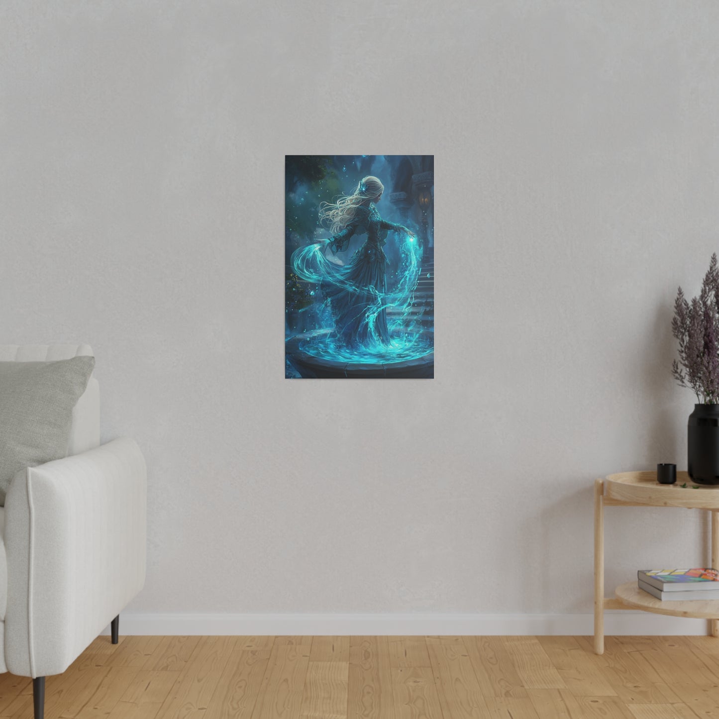 Tidecaller Enchantress Matte Canvas Prints MysMuse - Premium Matte Canvas Prints from MysMuse - Just $41.99! Shop now at Mysterious Muse