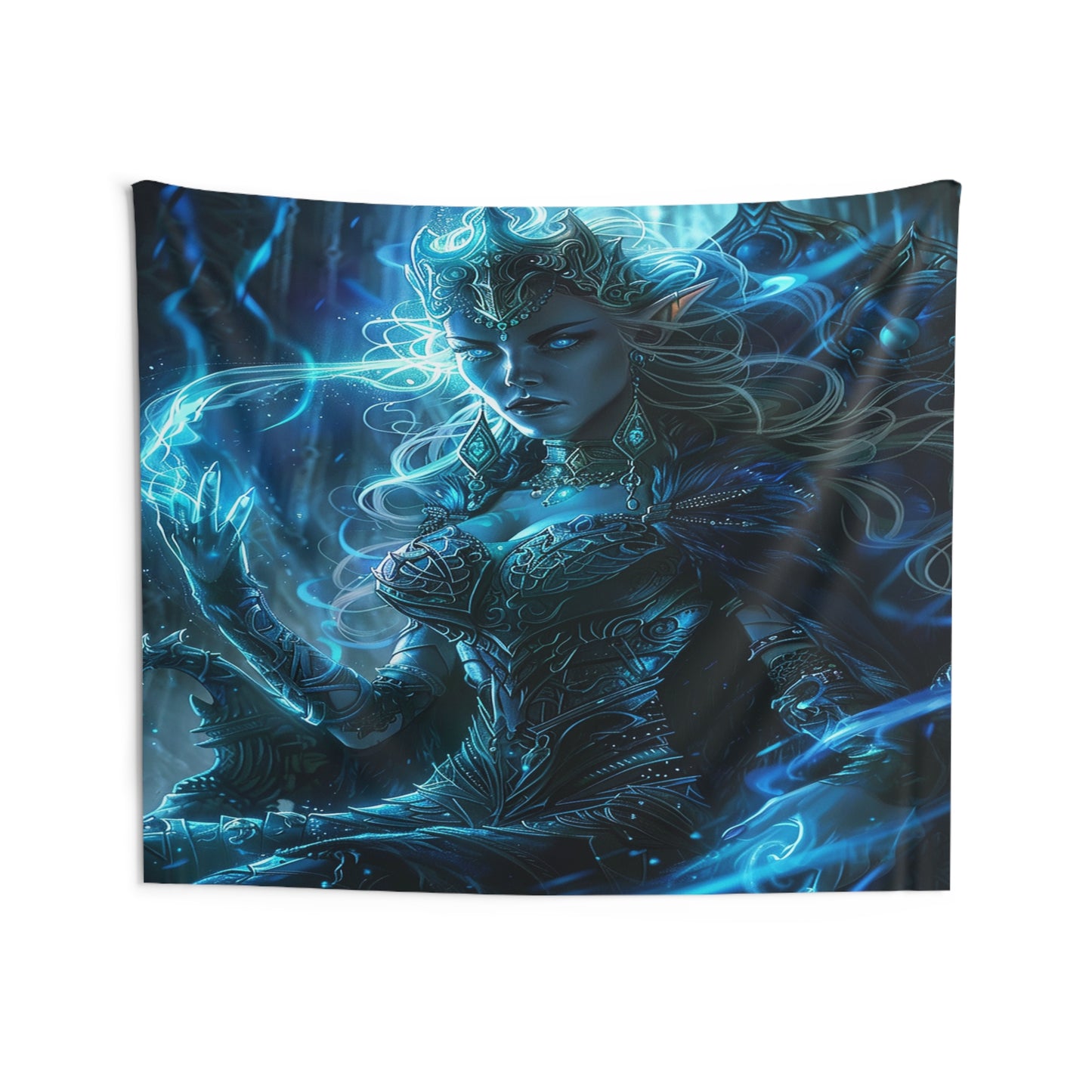 Frostborn Elven Empress Decorative Wall Tapestry MysMuse - Premium Decorative Wall Tapestry from MysMuse - Just $26.99! Shop now at Mysterious Muse