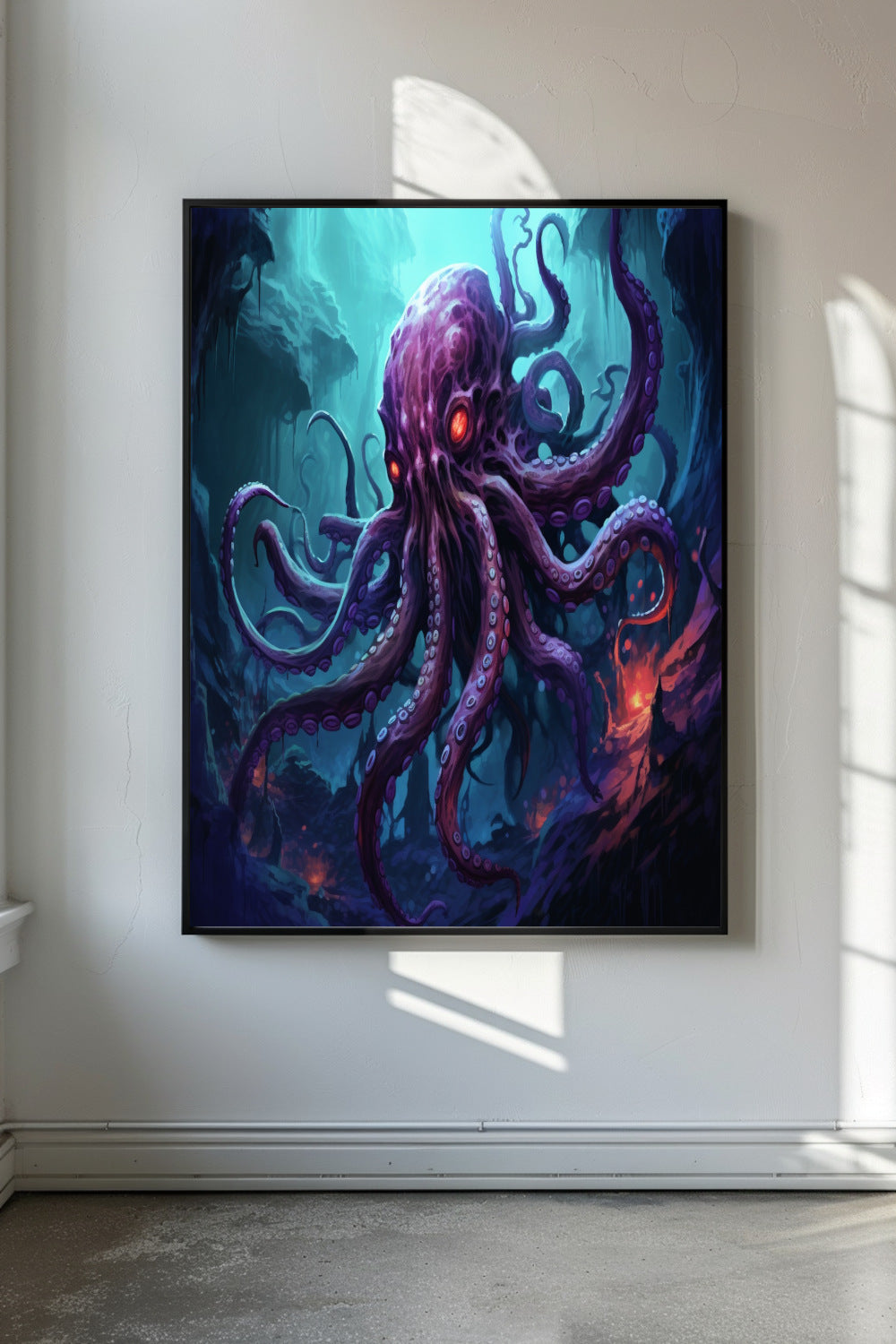 Abyssal Kraken Matte Vertical Posters MysMuse - Premium Matte Vertical Posters from MysMuse - Just $16.95! Shop now at Mysterious Muse