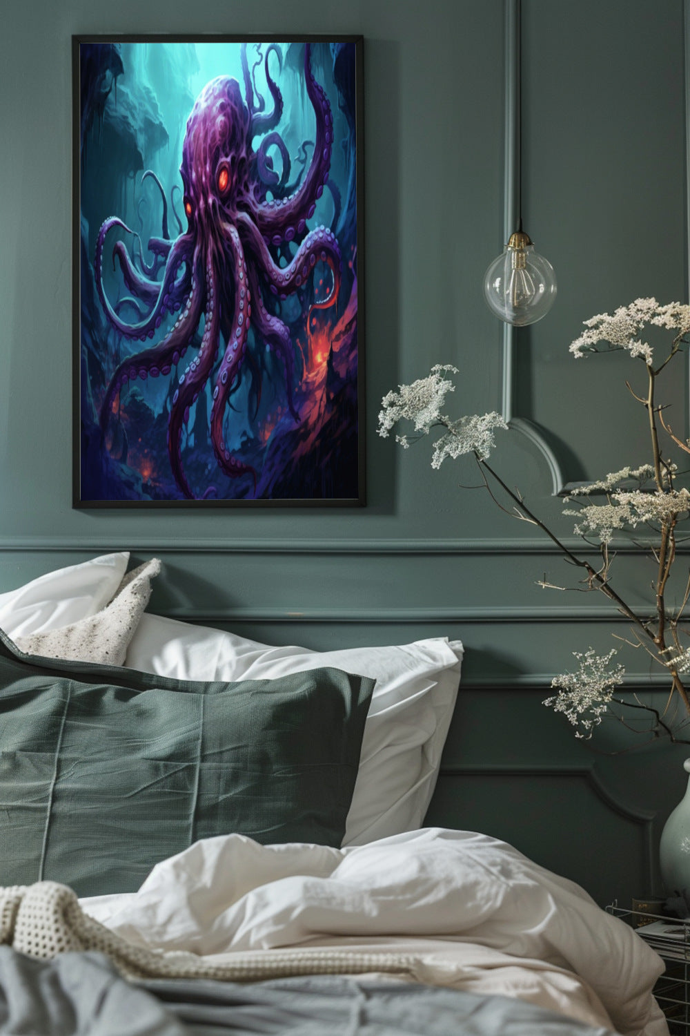 Abyssal Kraken Matte Vertical Posters MysMuse - Premium Matte Vertical Posters from MysMuse - Just $16.95! Shop now at Mysterious Muse