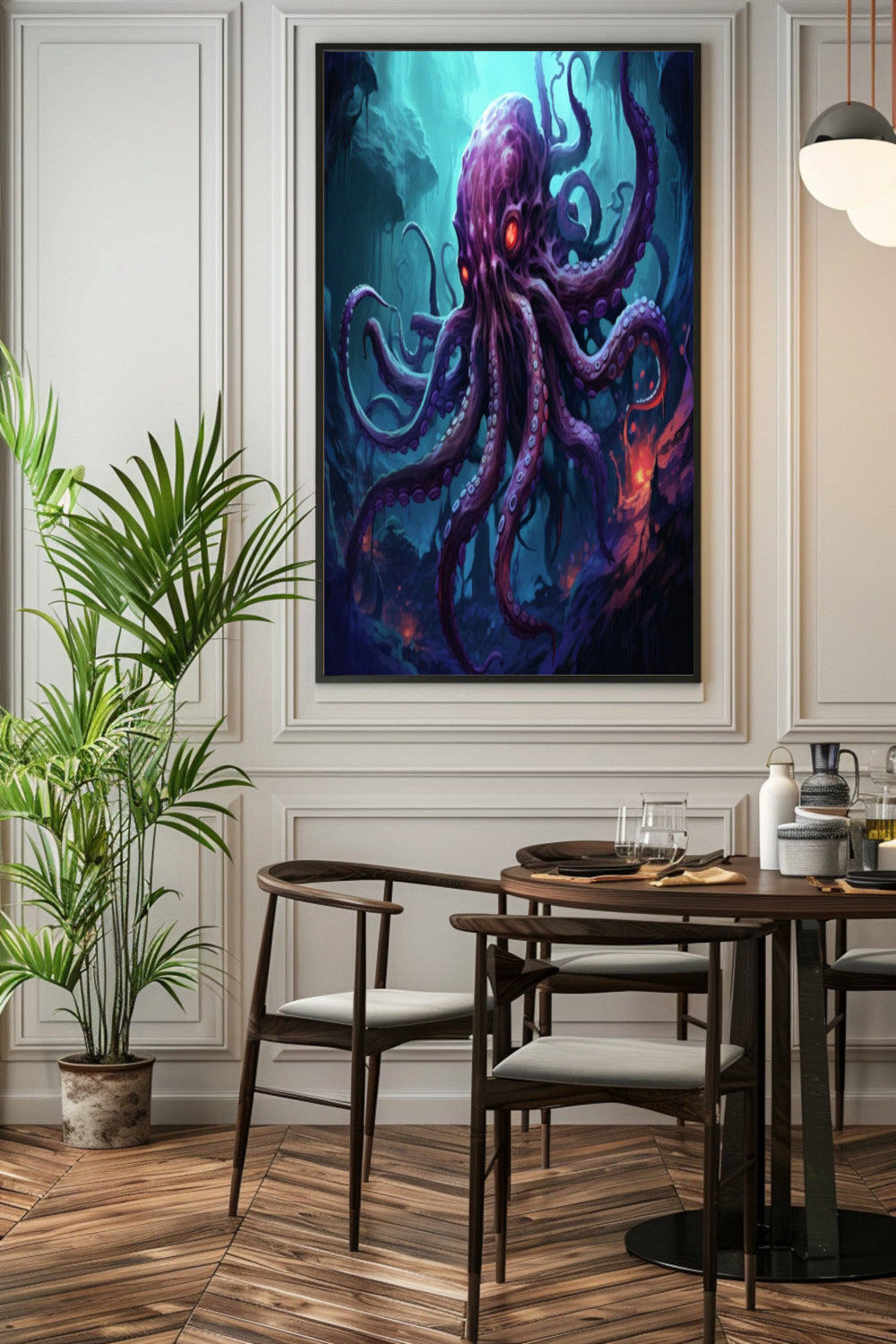 Abyssal Kraken Matte Vertical Posters MysMuse - Premium Matte Vertical Posters from MysMuse - Just $16.95! Shop now at Mysterious Muse