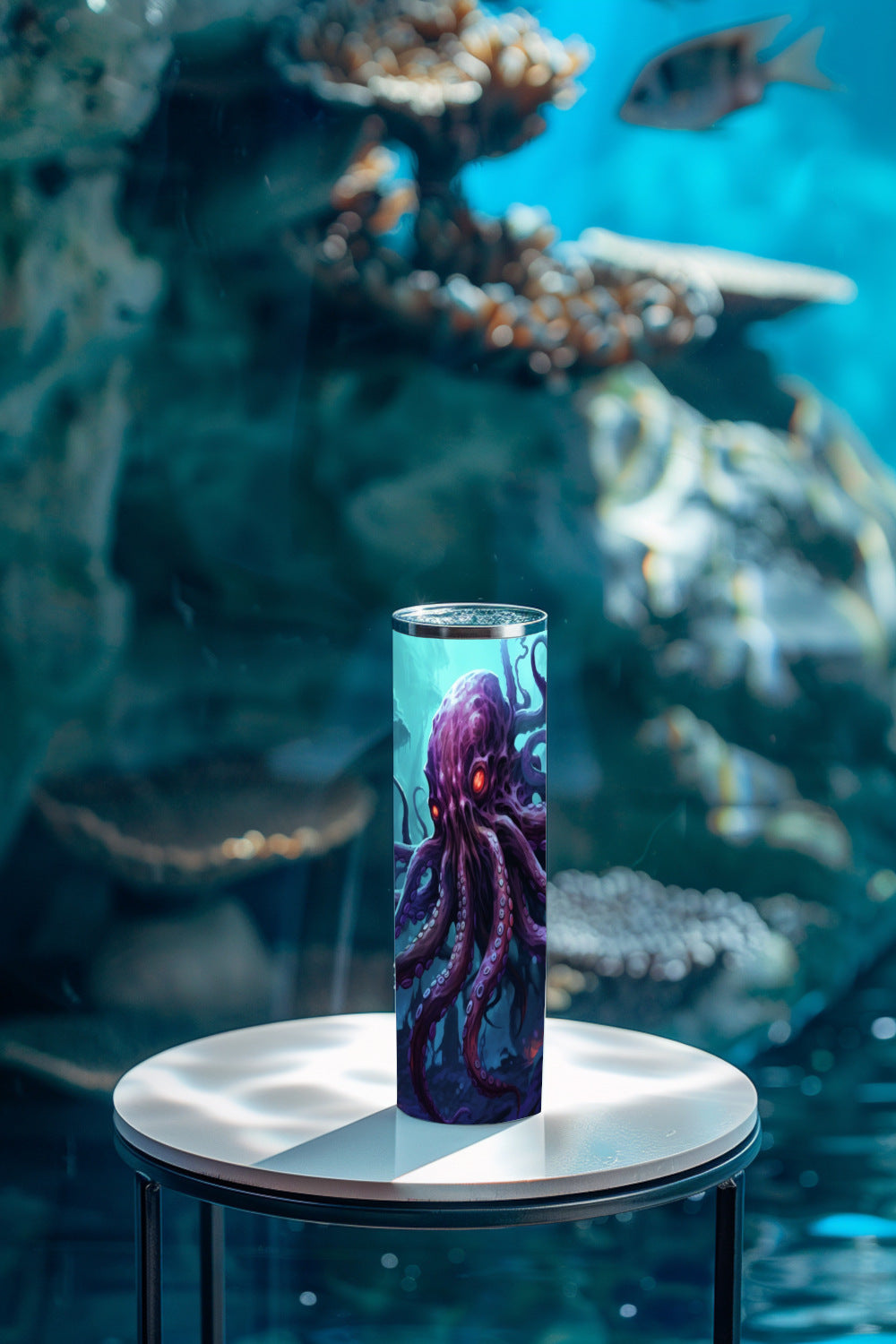 Abyssal Kraken Steel Tumbler Drinkware MysMuse - Premium Tumbler from MysMuse - Just $37.95! Shop now at Mysterious Muse