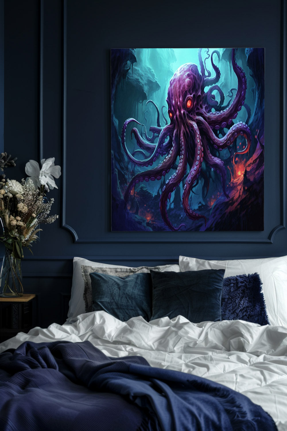 Abyssal Kraken Matte Canvas Prints MysMuse - Premium Matte Canvas Prints from MysMuse - Just $41.99! Shop now at Mysterious Muse