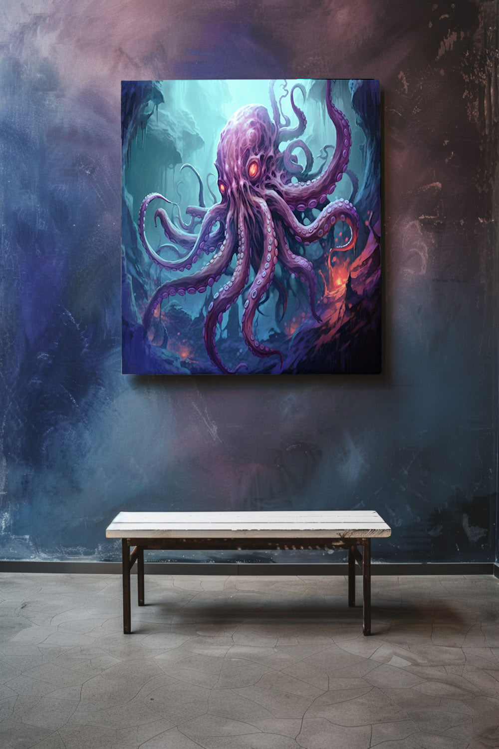 Abyssal Kraken Matte Canvas Prints MysMuse - Premium Matte Canvas Prints from MysMuse - Just $41.99! Shop now at Mysterious Muse