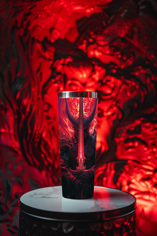 Abyssal Sentinel Steel Tumbler Drinkware MysMuse - Premium Tumbler from MysMuse - Just $37.95! Shop now at Mysterious Muse