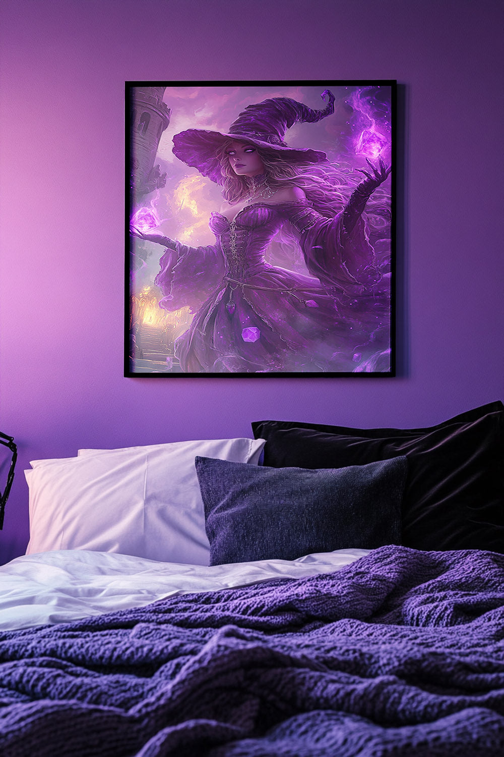 Amethyst Flame Weaver Matte Vertical Posters MysMuse. - Premium Matte Vertical Posters from MysMuse - Just $16.95! Shop now at Mysterious Muse