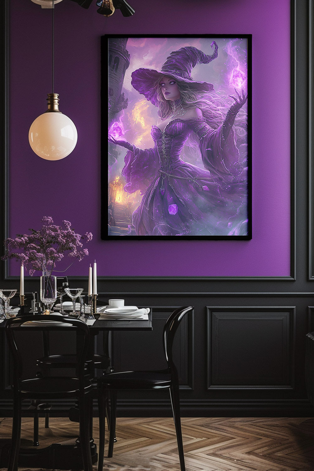 Amethyst Flame Weaver Matte Vertical Posters MysMuse. - Premium Matte Vertical Posters from MysMuse - Just $16.95! Shop now at Mysterious Muse