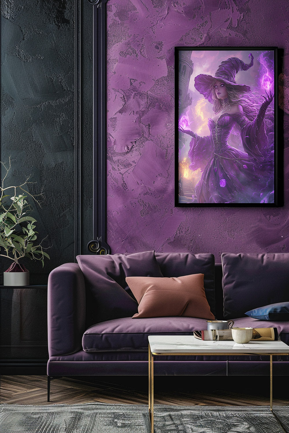 Amethyst Flame Weaver Matte Vertical Posters MysMuse. - Premium Matte Vertical Posters from MysMuse - Just $16.95! Shop now at Mysterious Muse