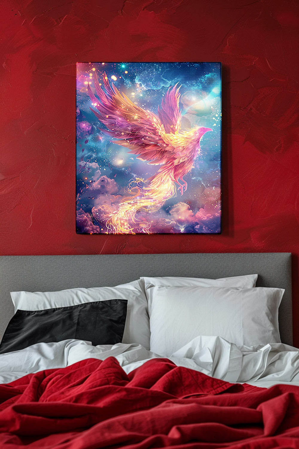 Astral Phoenix Matte Canvas Prints MysMuse - Premium Matte Canvas Prints from MysMuse - Just $41.99! Shop now at Mysterious Muse