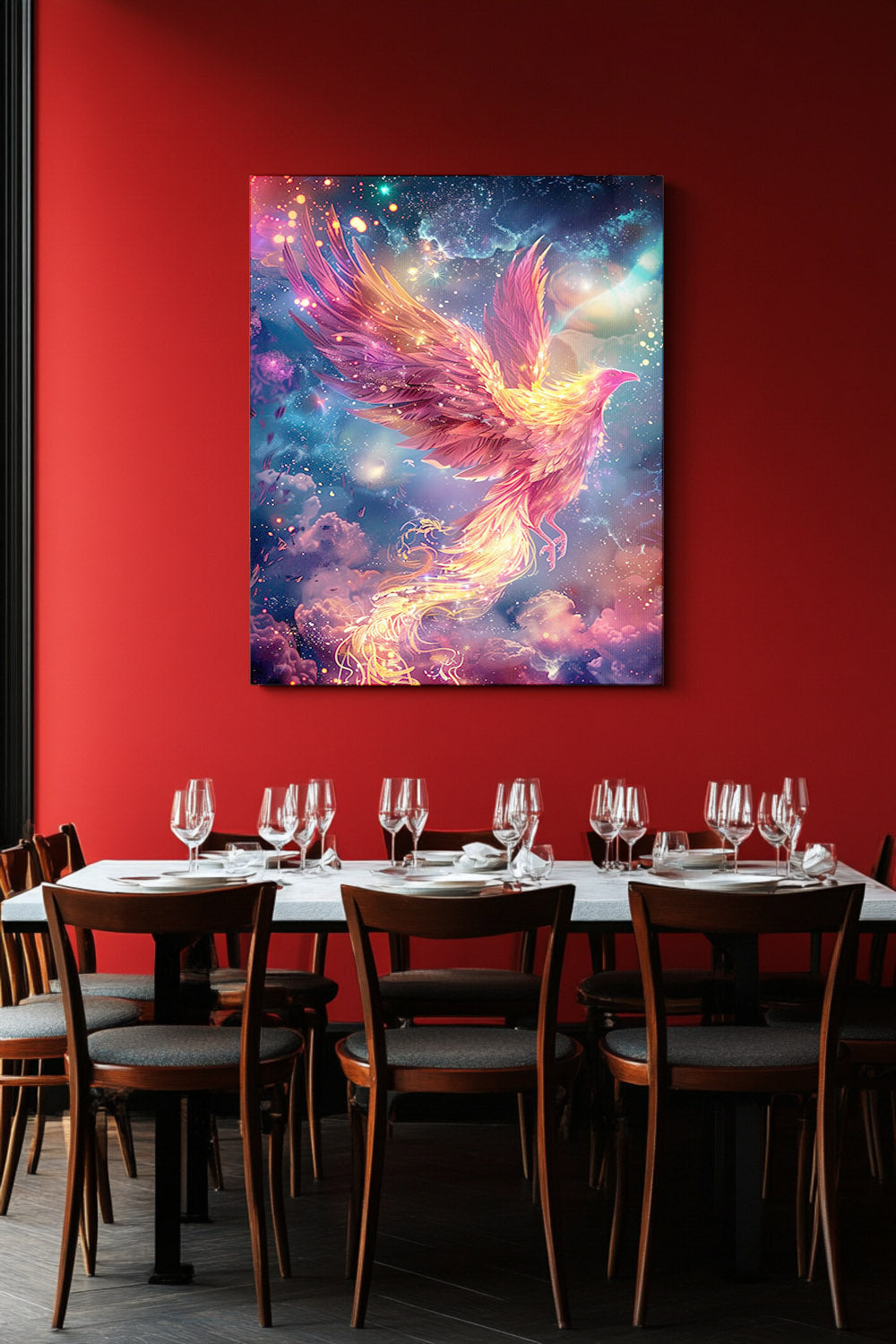 Astral Phoenix Matte Canvas Prints MysMuse - Premium Matte Canvas Prints from MysMuse - Just $41.99! Shop now at Mysterious Muse