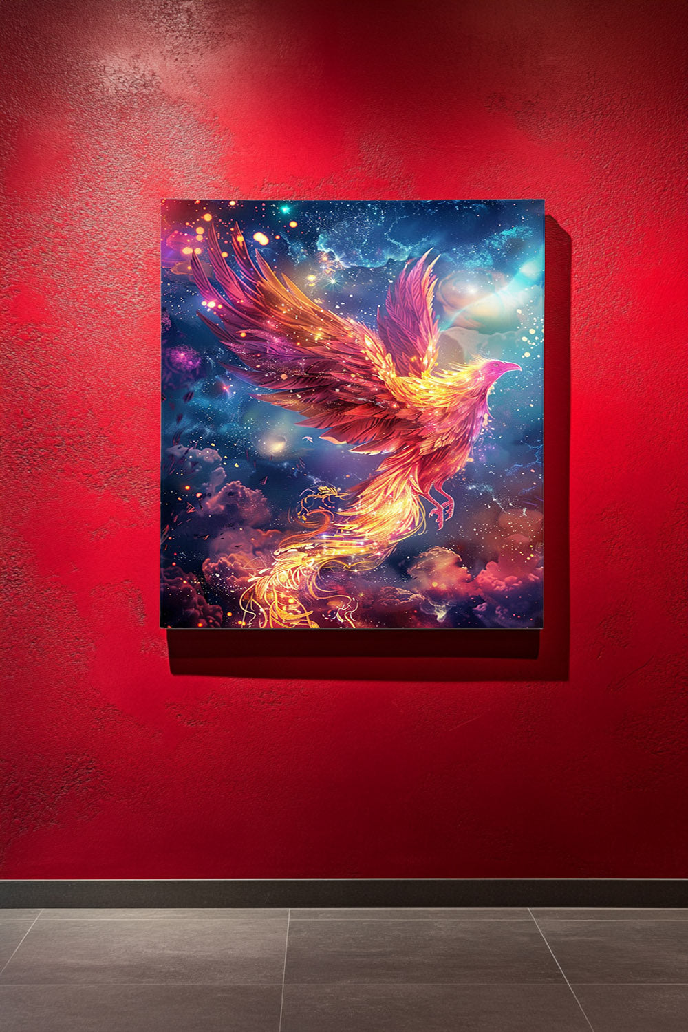 Astral Phoenix Matte Canvas Prints MysMuse - Premium Matte Canvas Prints from MysMuse - Just $41.99! Shop now at Mysterious Muse