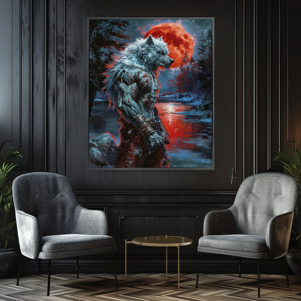 Blood Moon Lycanthrope Canvas Gallery Wraps MysMuse - Premium Canvas Gallery Wraps from MysMuse - Just $16.99! Shop now at Mysterious Muse
