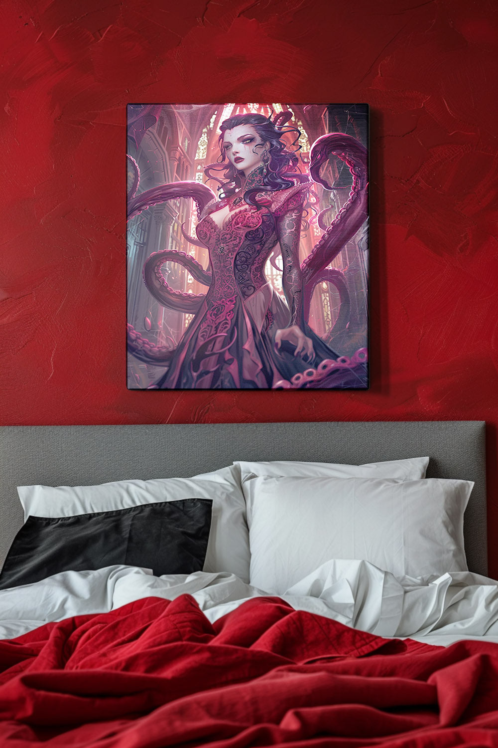 Bloodborne Sorceress Matte Canvas Prints MysMuse - Premium Matte Canvas Prints from MysMuse - Just $27.99! Shop now at Mysterious Muse