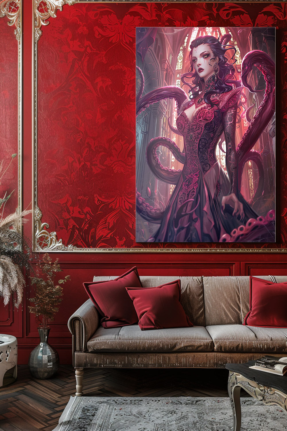 Bloodborne Sorceress Matte Canvas Prints MysMuse - Premium Matte Canvas Prints from MysMuse - Just $27.99! Shop now at Mysterious Muse