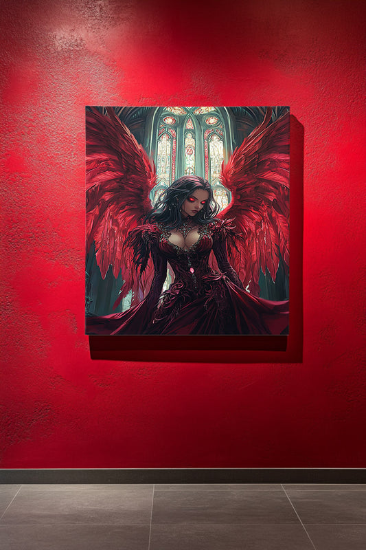 Bloodwing Archangel Matte Canvas Prints MysMuse. - Premium Matte Canvas Prints from MysMuse - Just $41.99! Shop now at Mysterious Muse