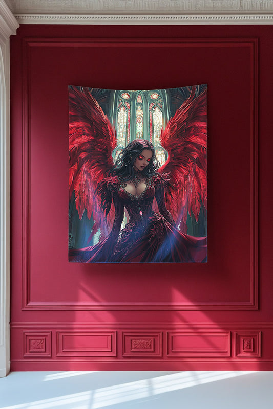 Bloodwing Archangel Decorative Wall Tapestry MysMuse - Premium Decorative Wall Tapestry from MysMuse - Just $26.99! Shop now at Mysterious Muse