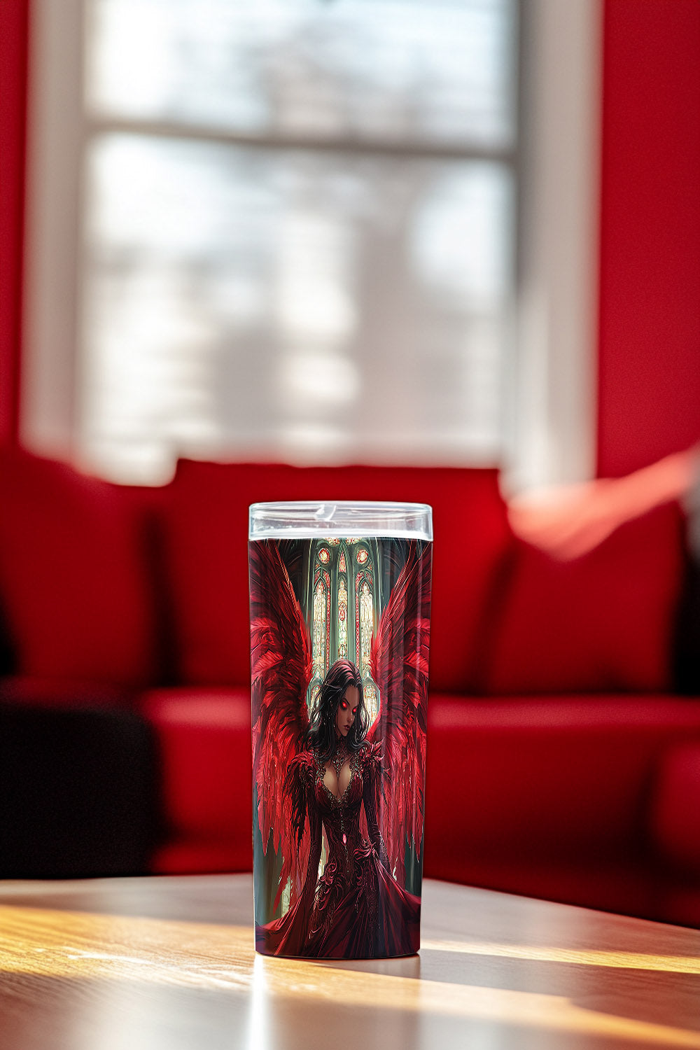 Bloodwing Archangel Steel Tumbler Drinkware MysMuse - Premium Tumbler from MysMuse - Just $37.95! Shop now at Mysterious Muse