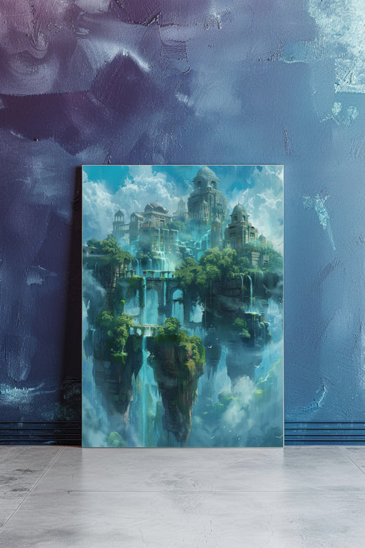 Floating Islands Canvas Gallery Wraps MysMuse - Premium Canvas Gallery Wraps from MysMuse - Just $16.99! Shop now at Mysterious Muse