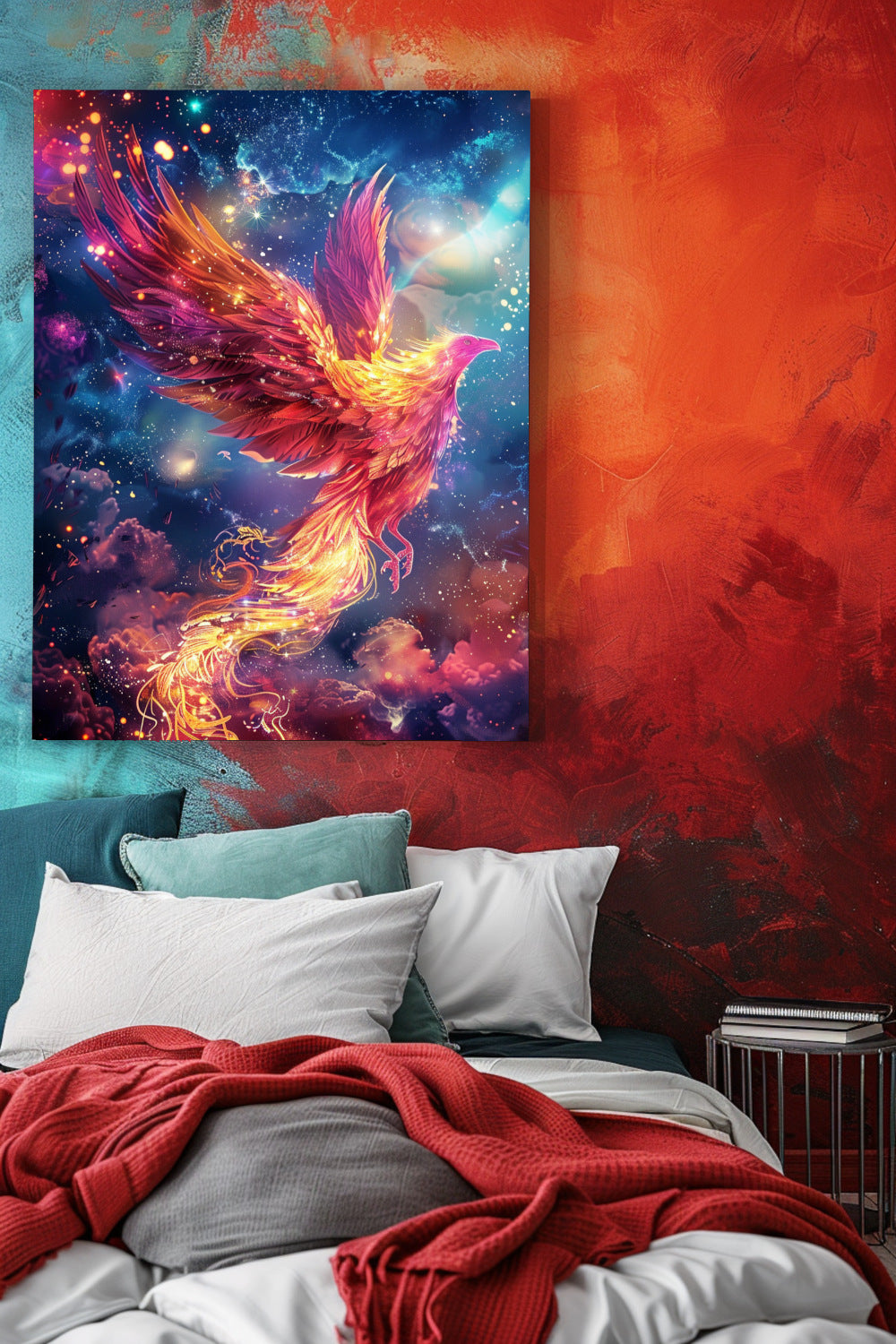 Astral Phoenix Matte Canvas Prints MysMuse - Premium Matte Canvas Prints from MysMuse - Just $41.99! Shop now at Mysterious Muse