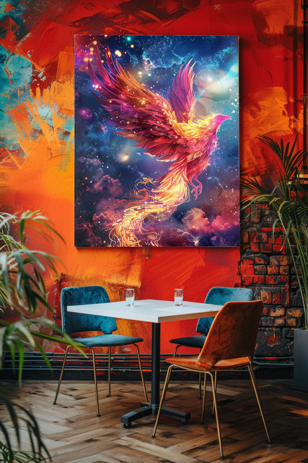 Astral Phoenix Matte Canvas Prints MysMuse - Premium Matte Canvas Prints from MysMuse - Just $41.99! Shop now at Mysterious Muse