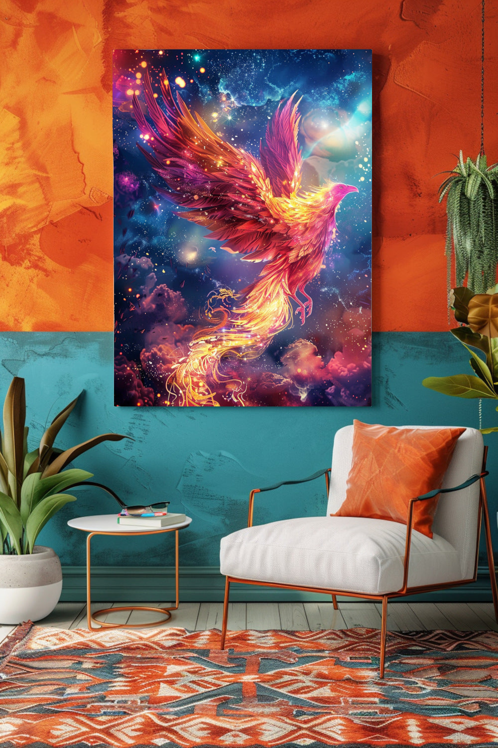 Astral Phoenix Matte Canvas Prints MysMuse - Premium Matte Canvas Prints from MysMuse - Just $41.99! Shop now at Mysterious Muse