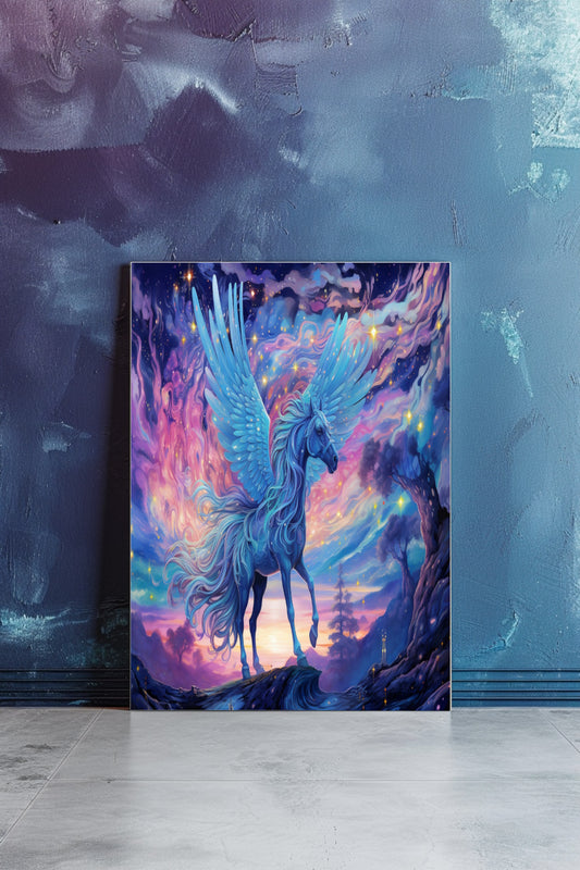 Celestial Pegasus Matte Canvas Prints MysMuse - Premium Matte Canvas Prints from MysMuse - Just $41.99! Shop now at Mysterious Muse