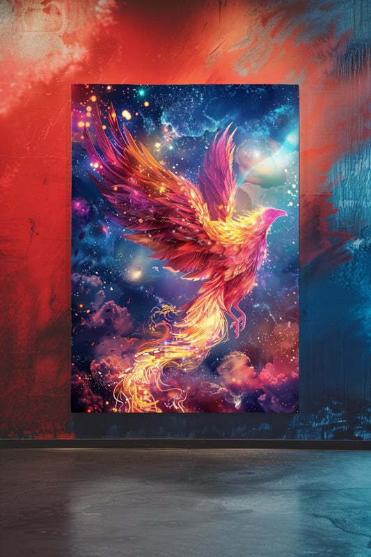 Astral Phoenix Matte Canvas Prints MysMuse - Premium Matte Canvas Prints from MysMuse - Just $41.99! Shop now at Mysterious Muse