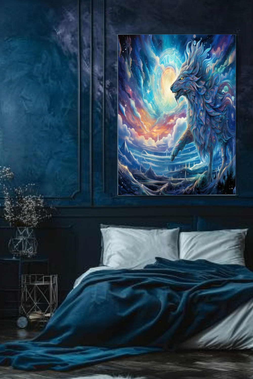 Cosmic Wolf Matte Vertical Posters MysMuse - Premium Matte Vertical Posters from MysMuse - Just $16.95! Shop now at Mysterious Muse