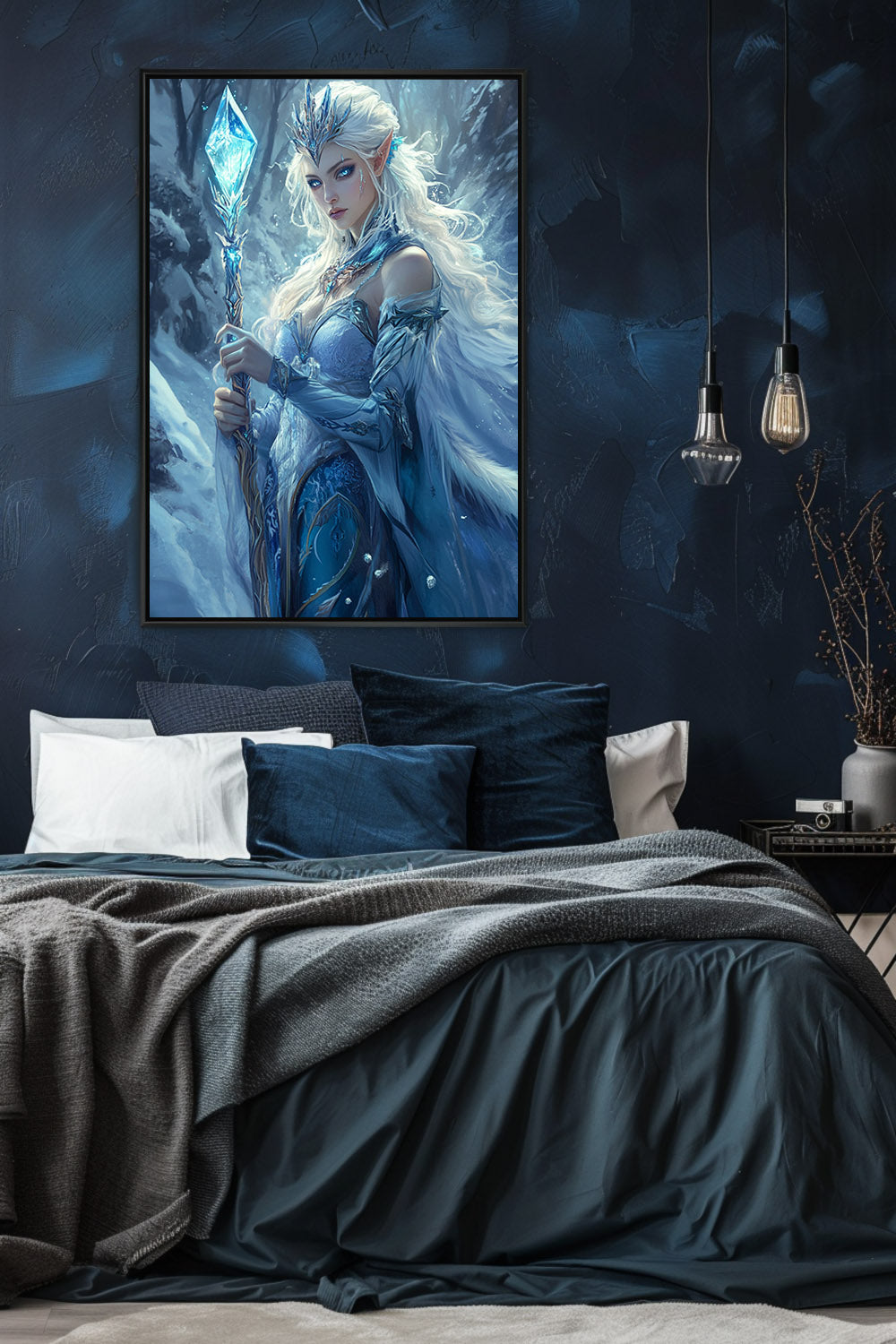 Crystal Frost Monarch Matte Vertical Posters MysMuse. - Premium Matte Vertical Posters from MysMuse - Just $16.95! Shop now at Mysterious Muse