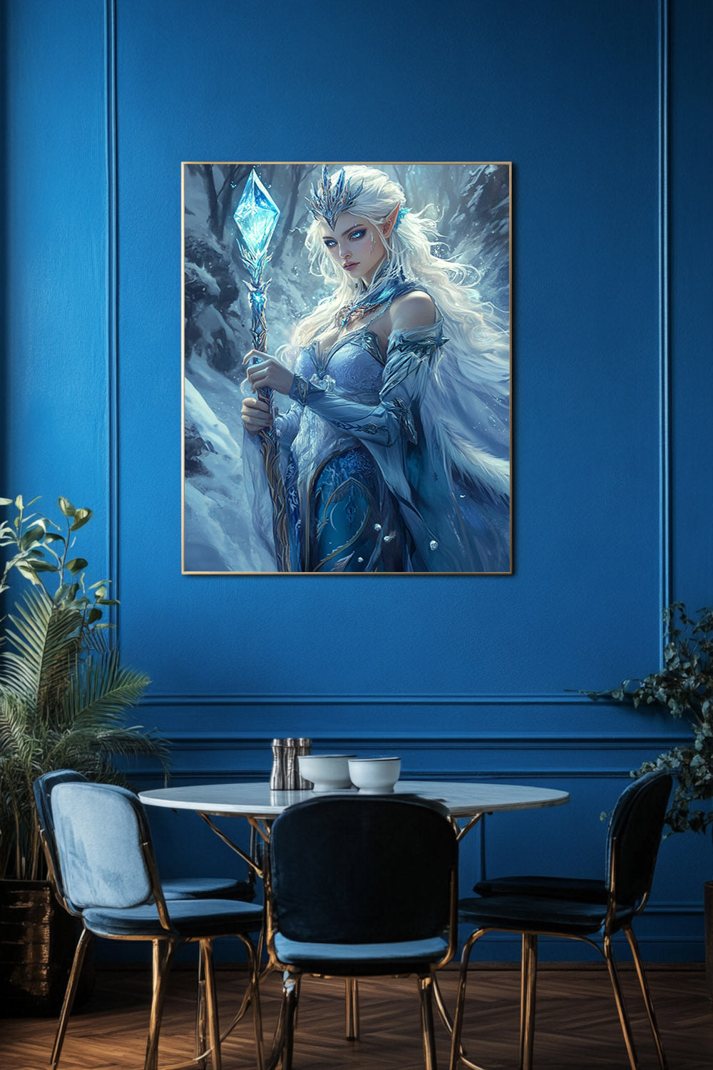 Crystal Frost Monarch Matte Vertical Posters MysMuse. - Premium Matte Vertical Posters from MysMuse - Just $16.95! Shop now at Mysterious Muse