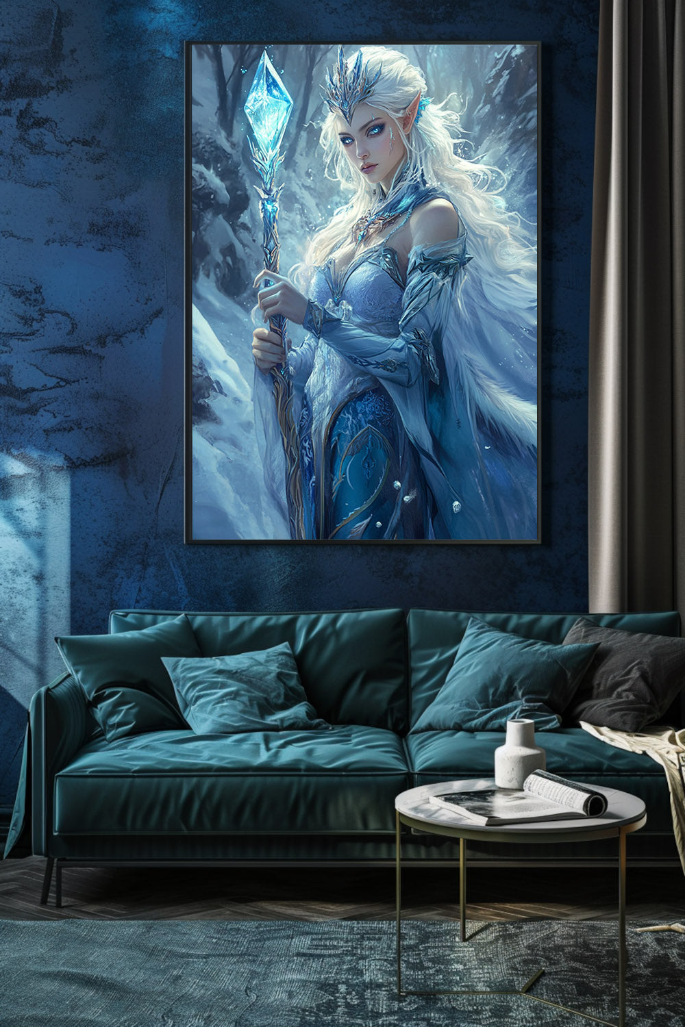 Crystal Frost Monarch Matte Vertical Posters MysMuse. - Premium Matte Vertical Posters from MysMuse - Just $16.95! Shop now at Mysterious Muse