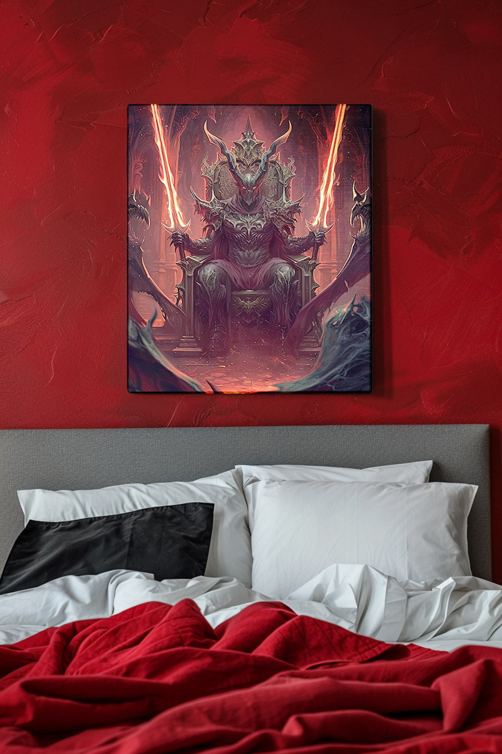 Demonic Dynasty Matte Canvas Prints MysMuse - Premium Matte Canvas Prints from MysMuse - Just $41.99! Shop now at Mysterious Muse