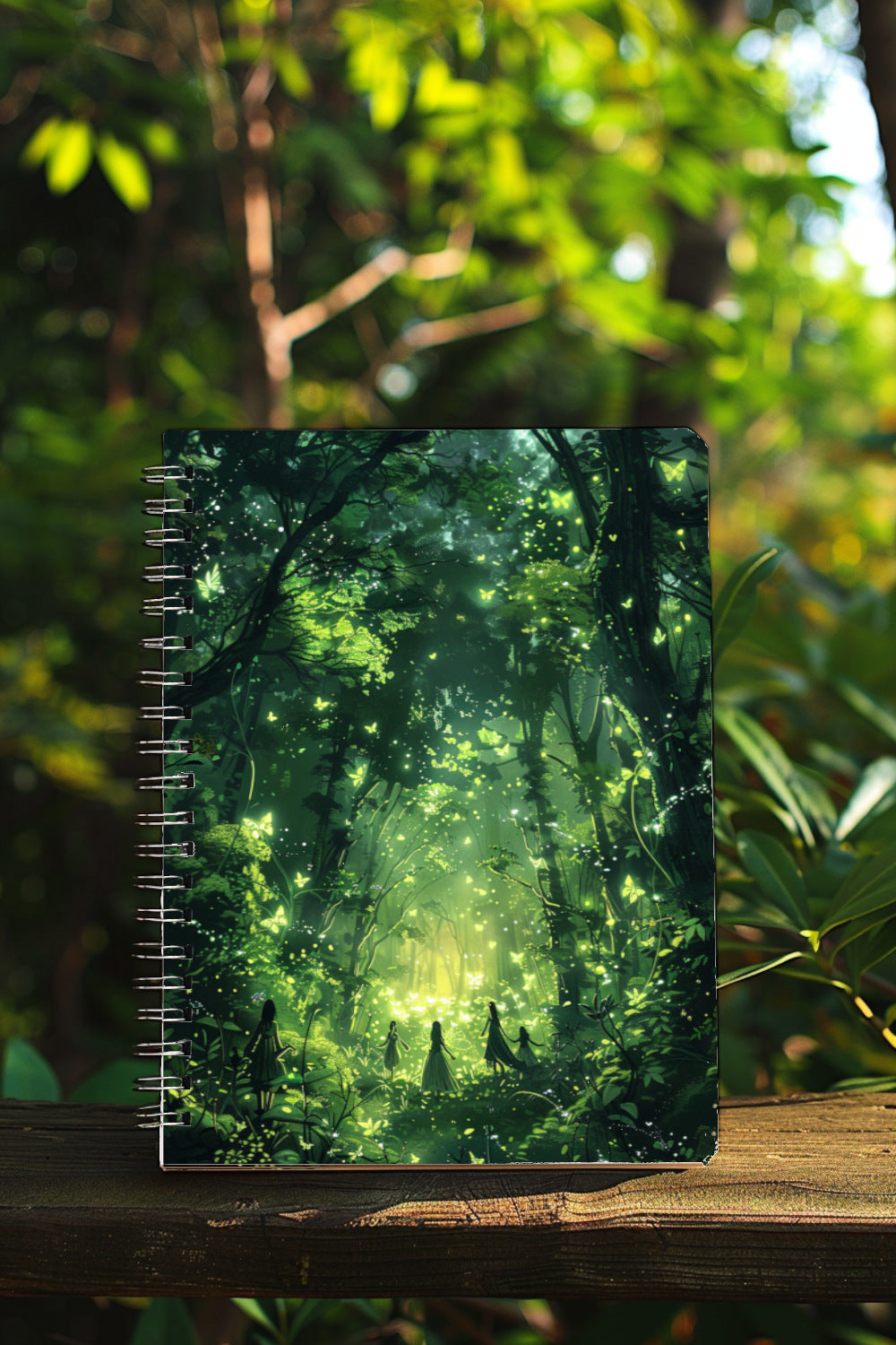 Enchanted Fairy Forest Spiral Notebook MysMuse - Premium Spiral Notebook from MysMuse - Just $14.99! Shop now at Mysterious Muse