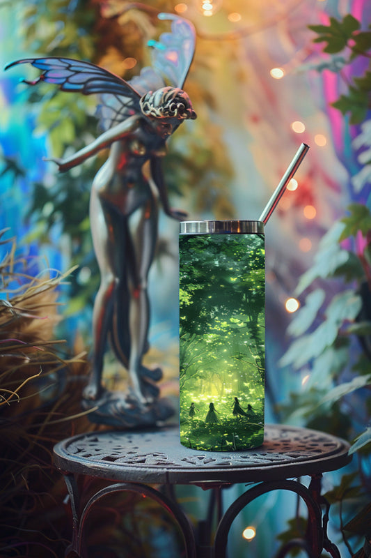 Enchanted Fairy Forest Steel Tumbler Drinkware MysMuse - Premium Tumbler from MysMuse - Just $37.95! Shop now at Mysterious Muse