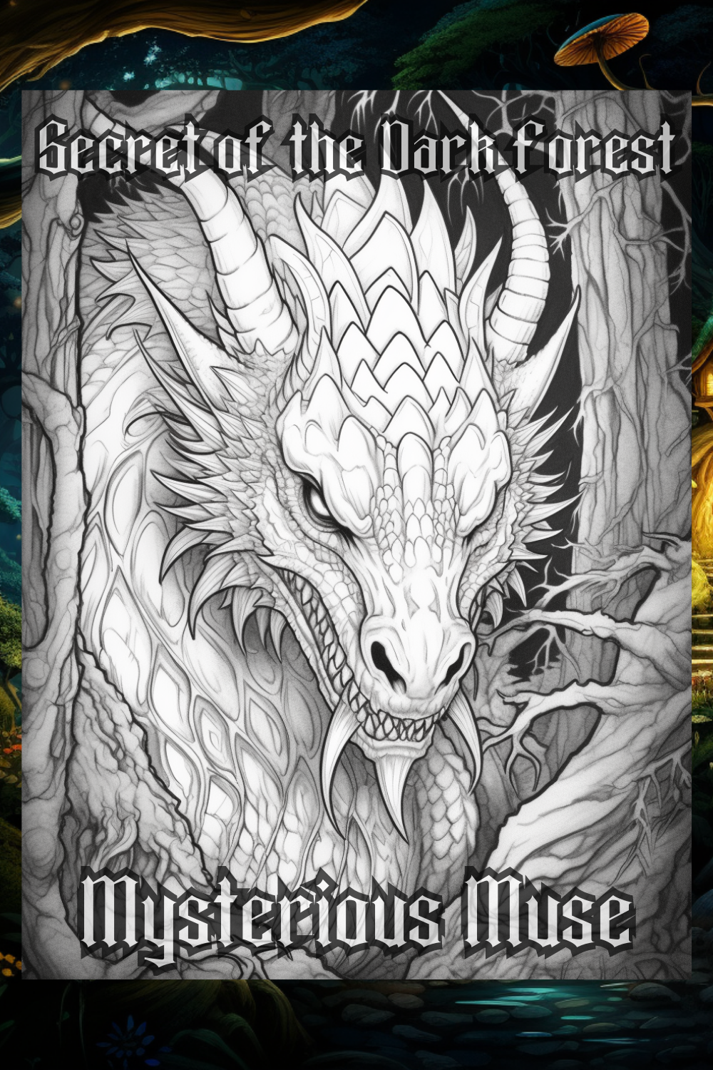 Secrets of the Dark Forest: Scary Creatures from the Forest Coloring Book(Digital Download) - Premium Coloring Book from Mysterious Muse - Just $3! Shop now at Mysterious Muse