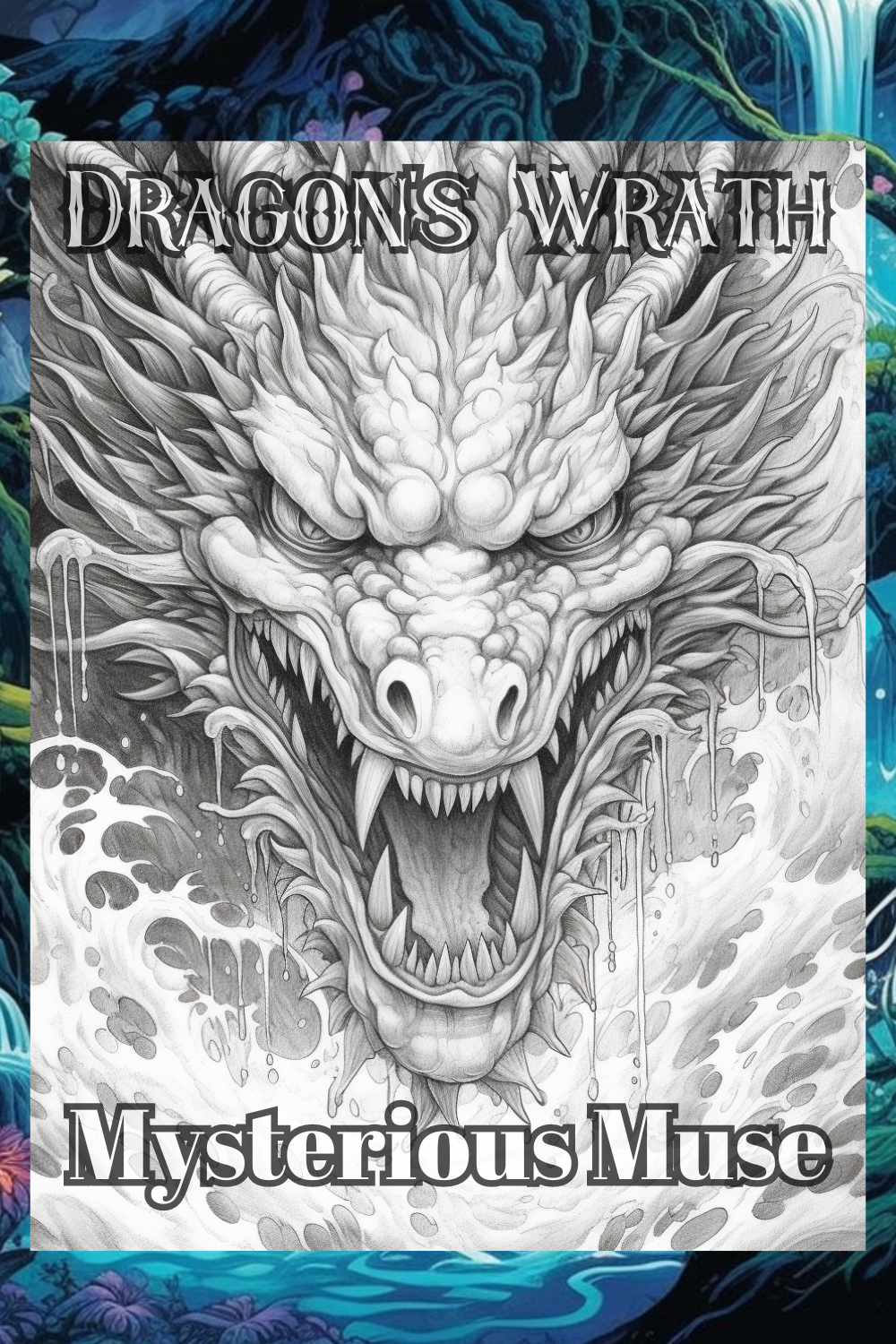 The Dragon's Wrath: Scary Mythical Creatures and Dragons Coloring Book(Digital Download) - Premium Coloring Book from Mysterious Muse - Just $3! Shop now at Mysterious Muse