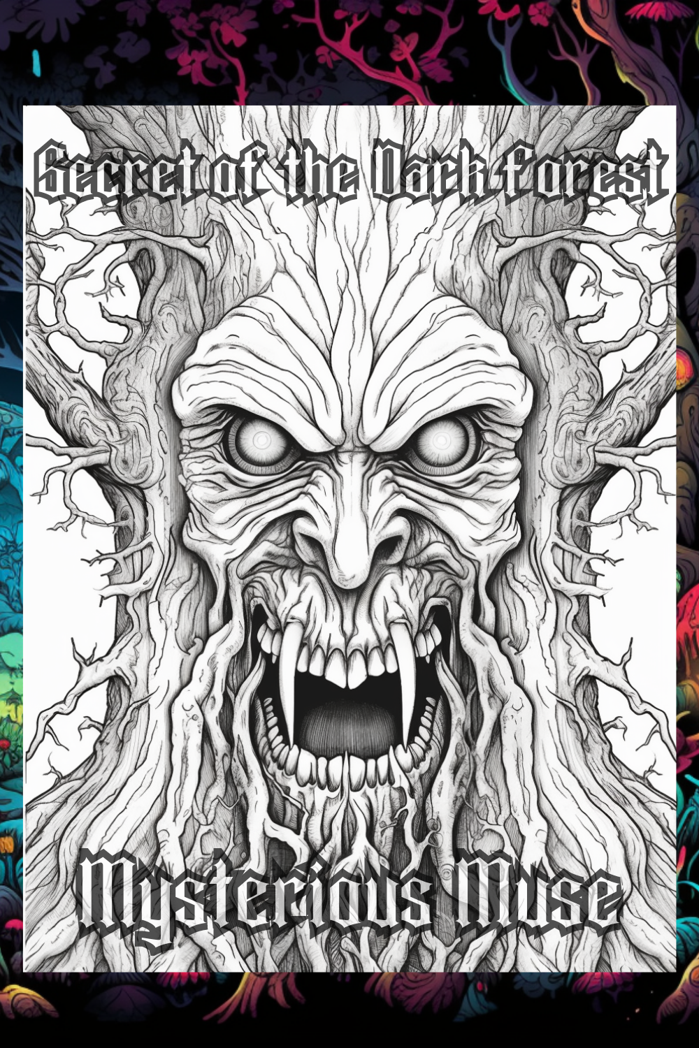 Secrets of the Dark Forest: Scary Creatures from the Forest Coloring Book(Digital Download) - Premium Coloring Book from Mysterious Muse - Just $3! Shop now at Mysterious Muse