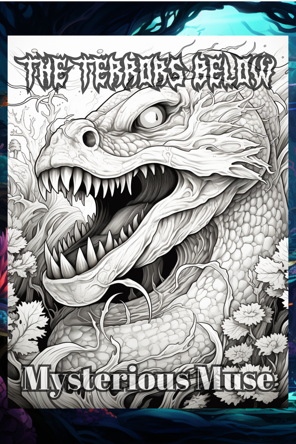 The Terrors Below: Scary Sea Creatures, Monsters, and Pirates Coloring Book(Digital Download) - Premium Coloring Book from Mysterious Muse - Just $3! Shop now at Mysterious Muse