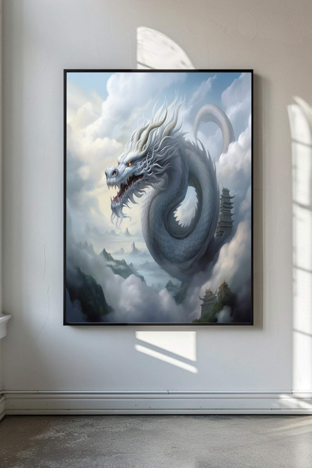 Mystical Mist Dragon Matte Vertical Posters MysMuse - Premium Matte Vertical Posters from MysMuse - Just $16.95! Shop now at Mysterious Muse