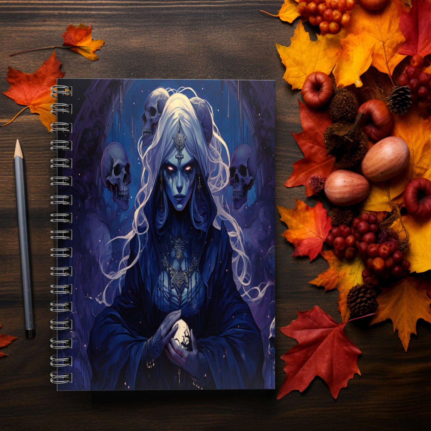 Necromancer's Reign Spiral Notebook MysMuse - Premium Spiral Notebook from MysMuse - Just $14.99! Shop now at Mysterious Muse