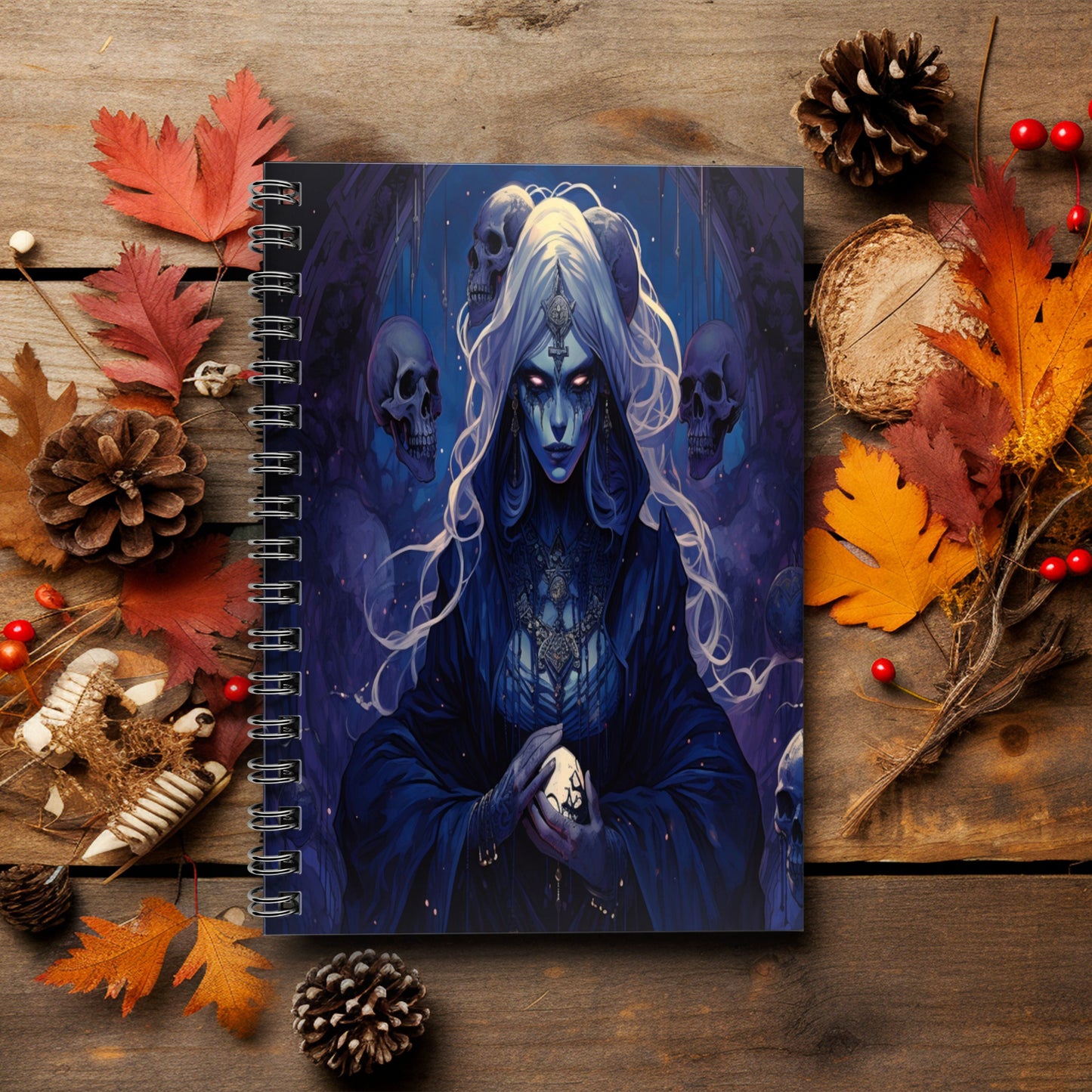 Necromancer's Reign Spiral Notebook MysMuse - Premium Spiral Notebook from MysMuse - Just $14.99! Shop now at Mysterious Muse