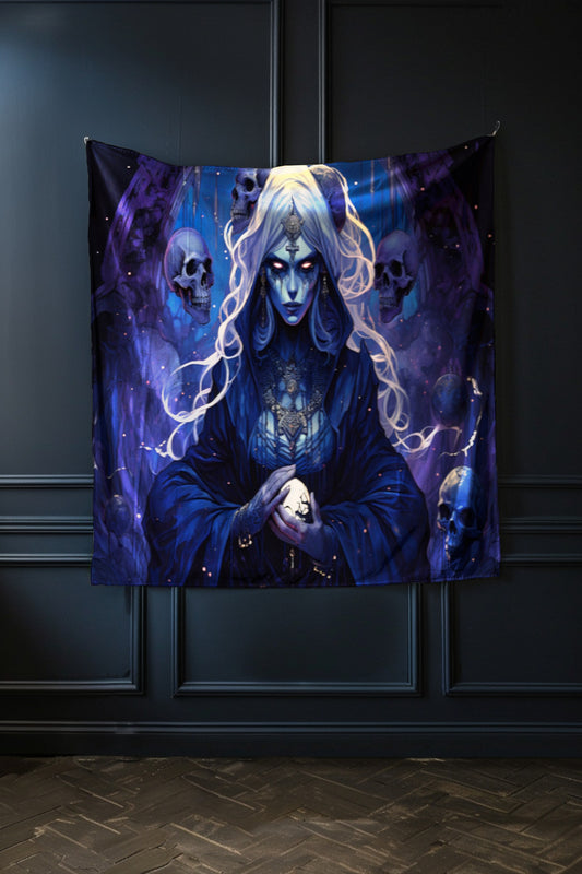 Necromancer's Reign Decorative Wall Tapestry MysMuse - Premium Decorative Wall Tapestry from MysMuse - Just $25.99! Shop now at Mysterious Muse