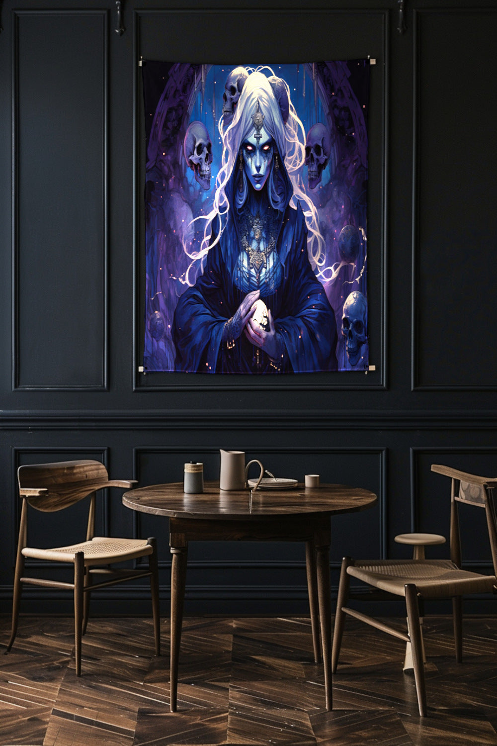 Necromancer's Reign Decorative Wall Tapestry MysMuse - Premium Decorative Wall Tapestry from MysMuse - Just $25.99! Shop now at Mysterious Muse